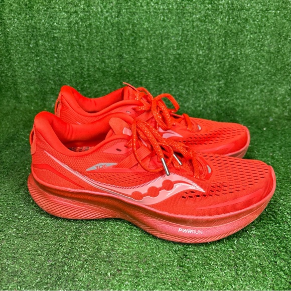 Saucony Shoes - Saucony Ride 15 S10729-2000 Womens 6.5 Running Shoes Cherry Bomb Sneakers